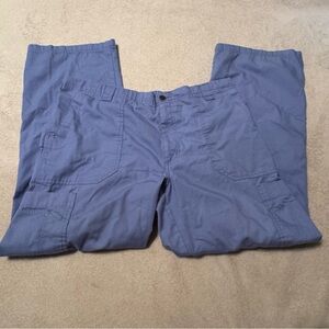 Carhartt Blue Ripstop Cargo Scrub Pants Large